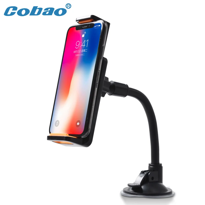 Cobao лобовое стекло Автомобильный держатель Универсальный гибкий 360 градусов