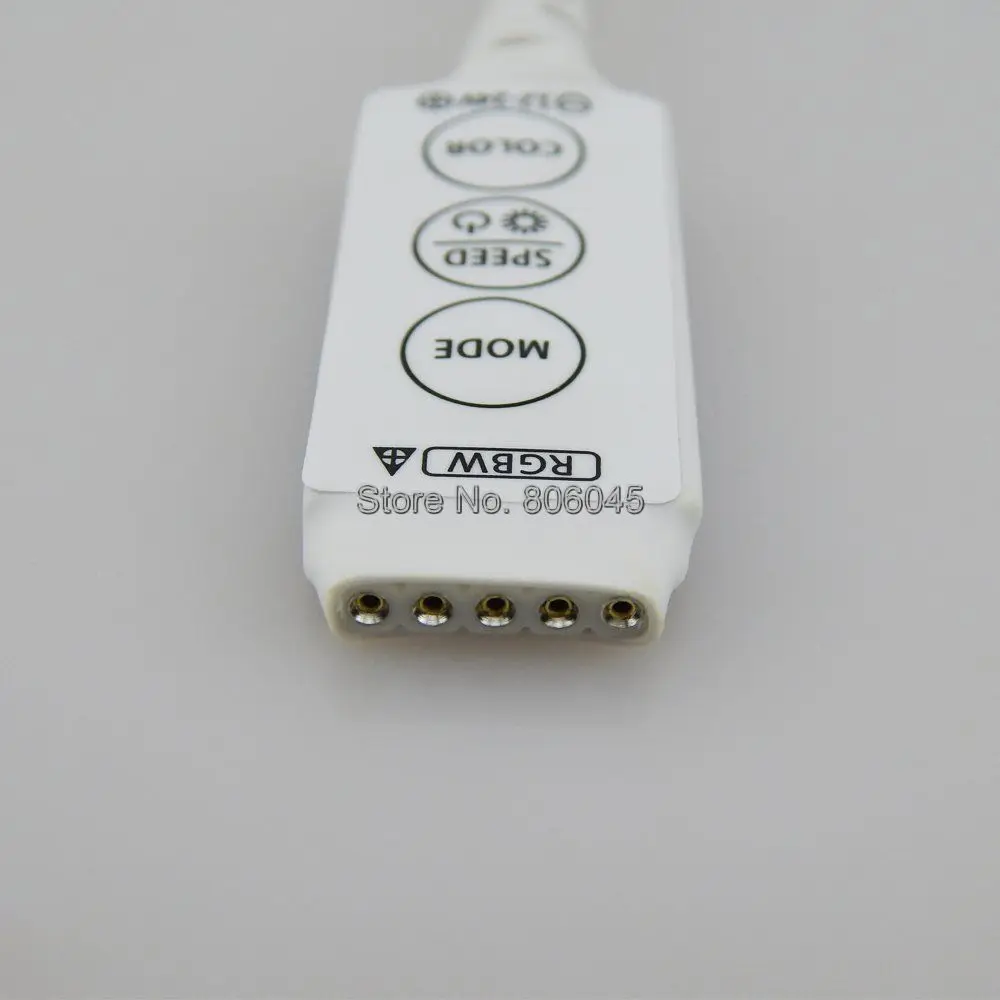 Мини DC12-24V 3A * 4CH 12A светодиодный контроллер с тремя кнопками встроенное управление