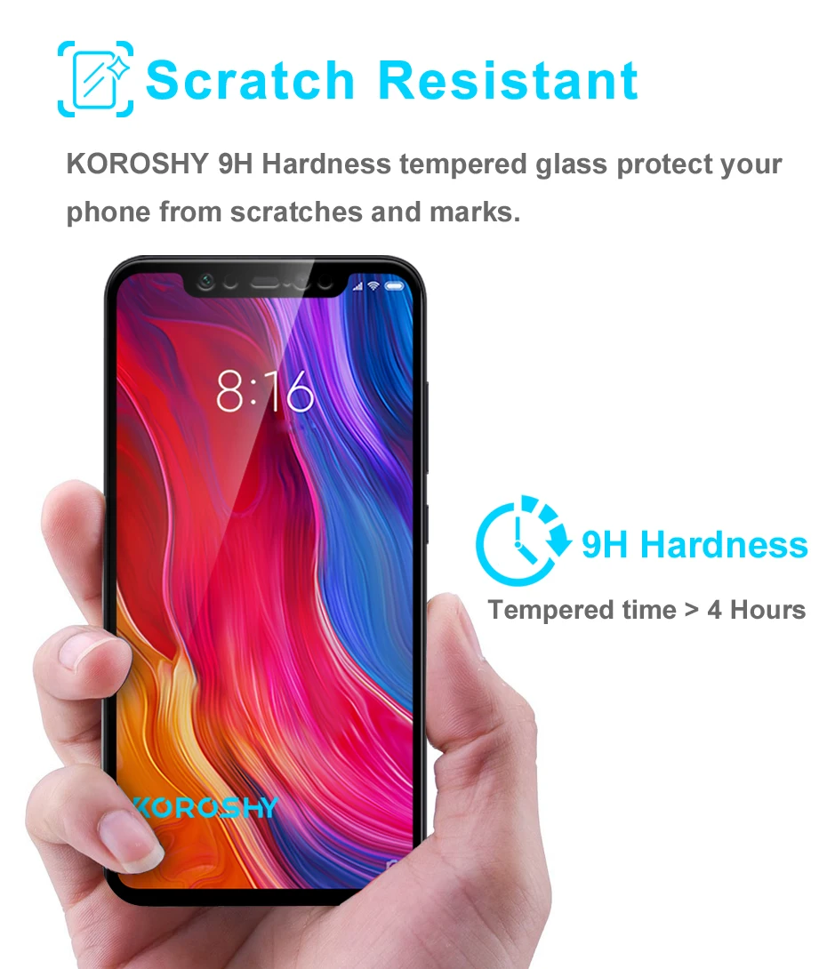 Настоящее 2.5D закаленное стекло с полным покрытием для Xiaomi Mi 8 SE Mi8 Xiomi защита