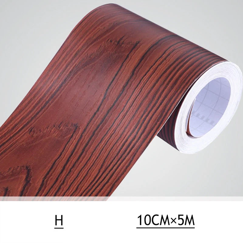 H 5M Bathroom PVC Self Adhesive Wallpaper Border Vinyl Waterproof Wall Stickers Waist Paste DIY Creative Waistline Tiles Borders - Цвет: H
