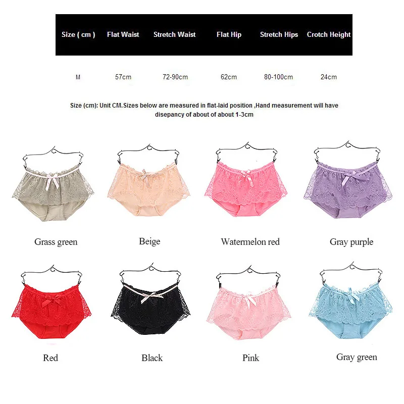 iiiher Woman Underwear Princess Sweet Fashion Sexy Seamless Lace Panties Female Temptation Luxury Ladies Cotton Briefs |