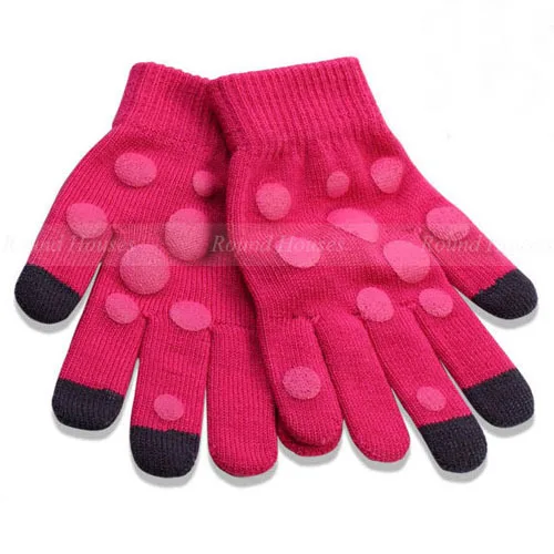 30 пар/лот универсальные смазливая зимние сенсорные перчатки Сотовый телефон