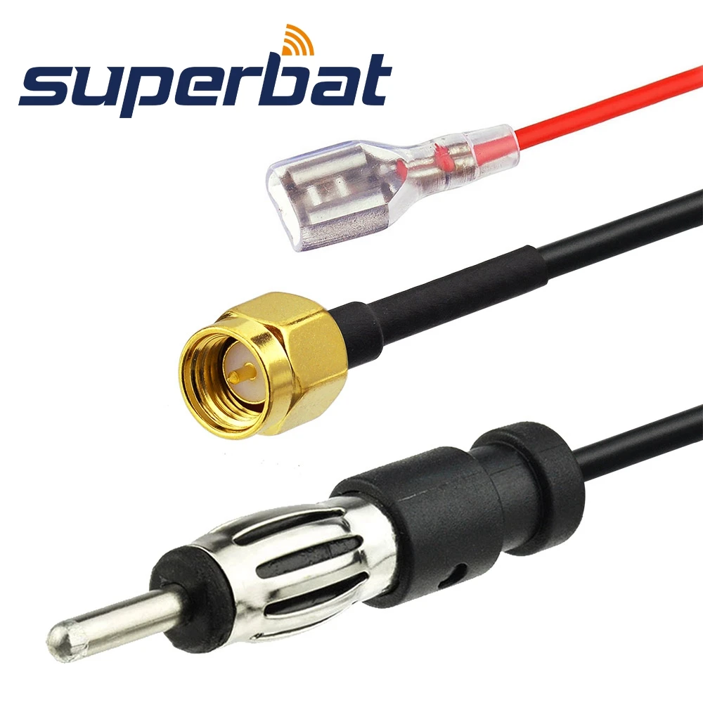 Superbat DAB/DAB+/FM/AM Автомобильная цифровая радио антенна на крыше с усиленным SMA штекерным разъемом