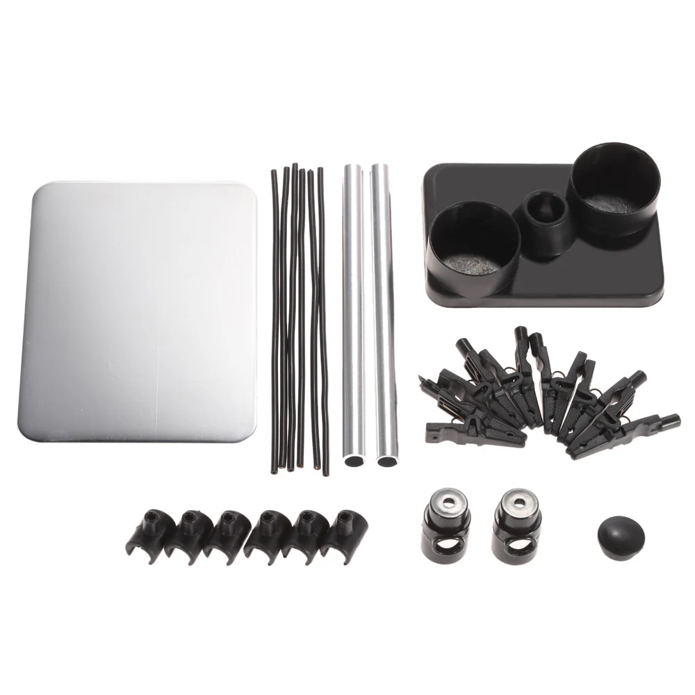 Профессиональный Аэрограф хобби модель запчасть держатель шесть крокодил Зажим