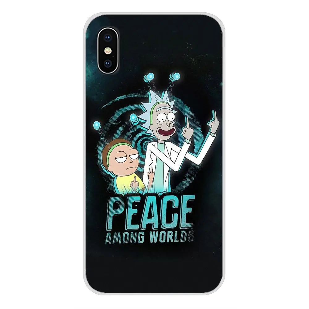 Аксессуары чехлы для телефонов Huawei P8 9 Lite Nova 2i 3i GR3 Y6 Pro Y7 Y8 Y9 Prime 2017 2018 2019 Рик и доктор