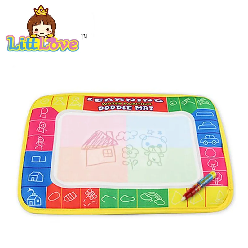 2017 детские игрушки для рисования 29*19 см 4 цвета коврик водой детская доска детский