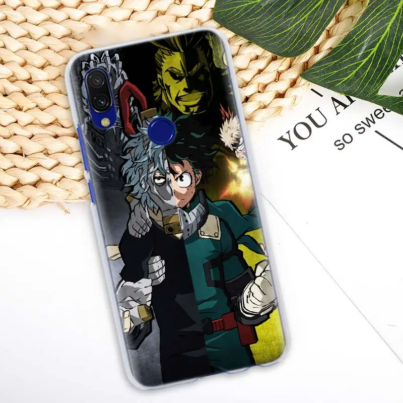 Чехол-накладка Boku no My Hero Academy для Xiaomi Redmi Note 7 Pro 7 6 5 Plus 5A 6A 4X S2 GO Pocophone F1 чехол для телефона Coque
