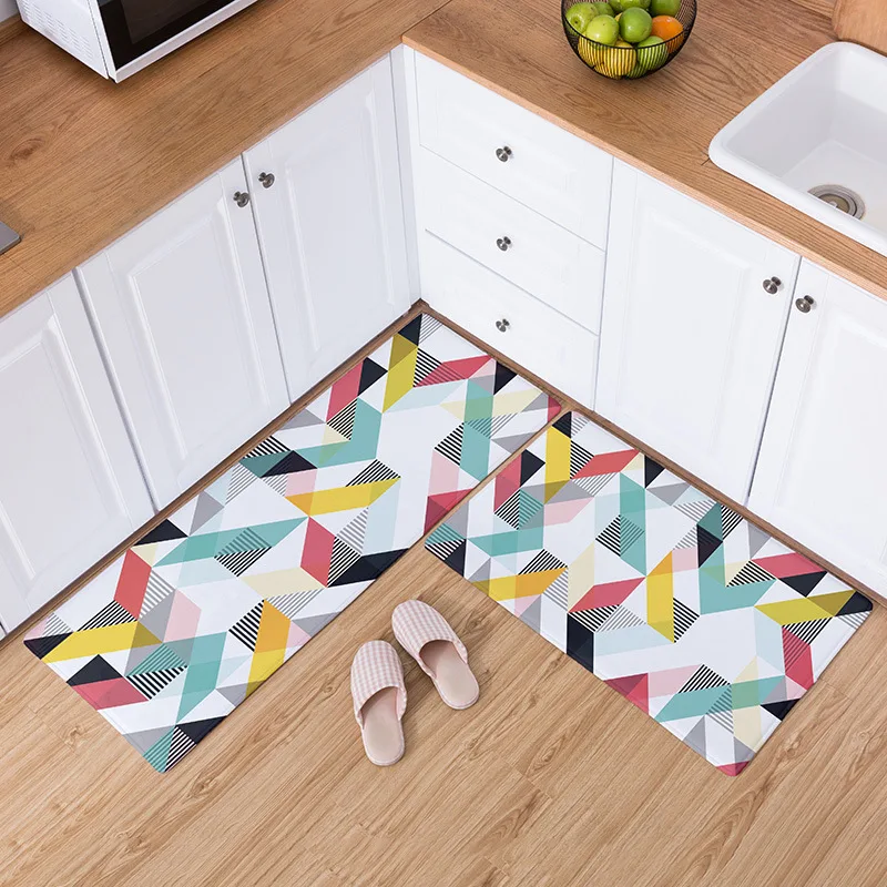 Длинный кухонный коврик для ванной, домашний коврик для входа, Впитывающий Коврик для спальни, гостиной, современный кухонный коврик