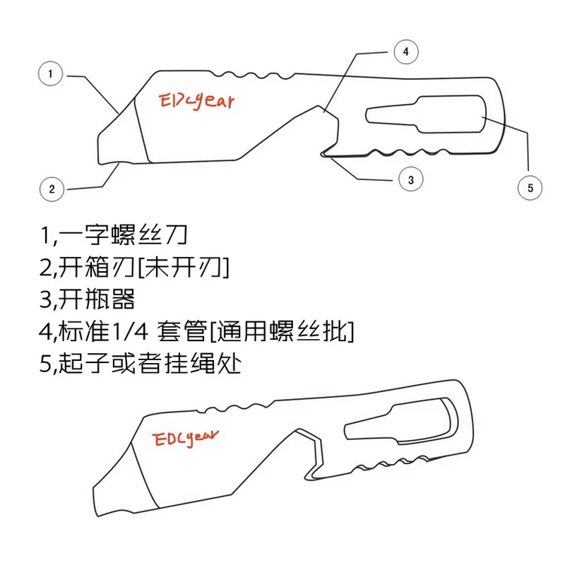 Уличные Портативные Инструменты для кемпинга многофункциональный карманный