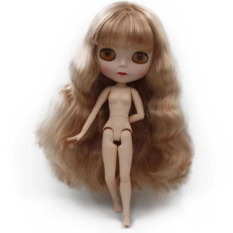 Шарнирная кукла Blyth, Neo Blyth кукла Обнаженная Заказная матовое лицо куклы можно изменить макияж и платье DIY, 1/6 шарнирные куклы SO33