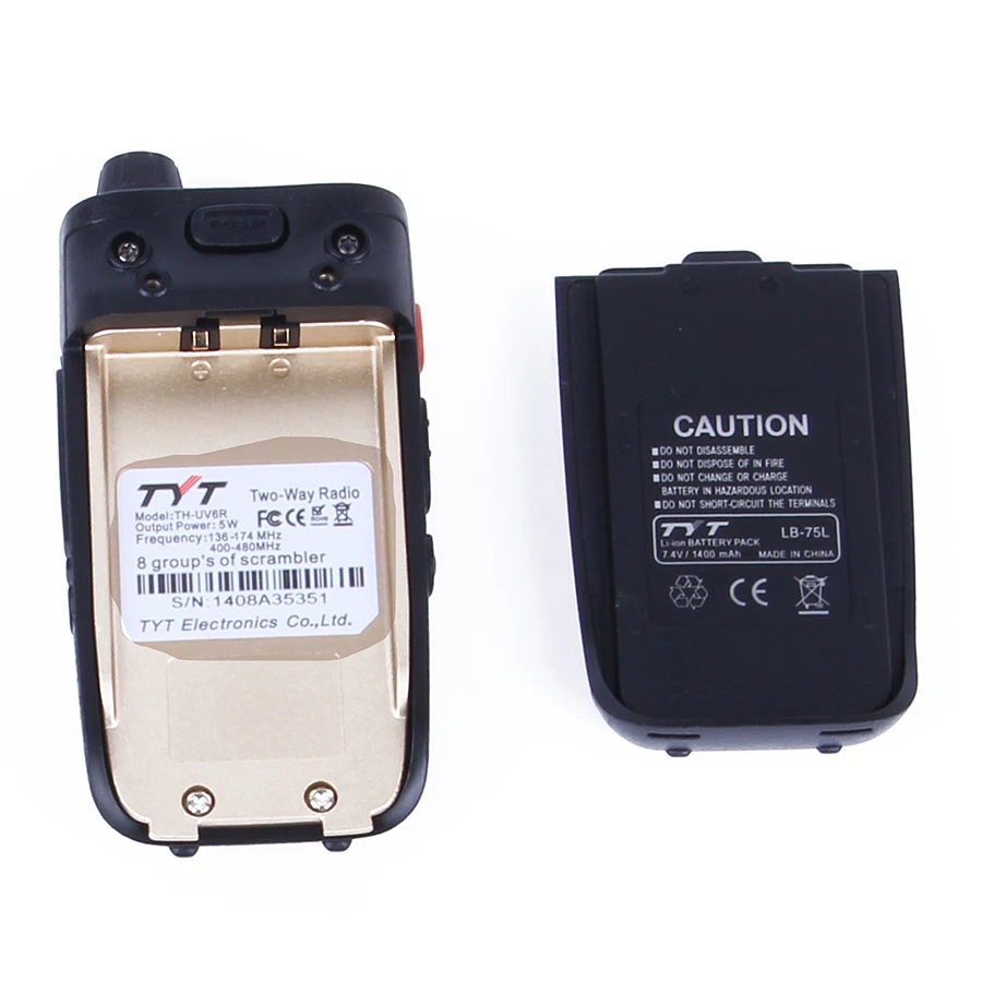 TYT рации TH-UV6R 256CH УКВ + UHF 8 группа скремблер FM Рация pация Dual Band дисплей портативный