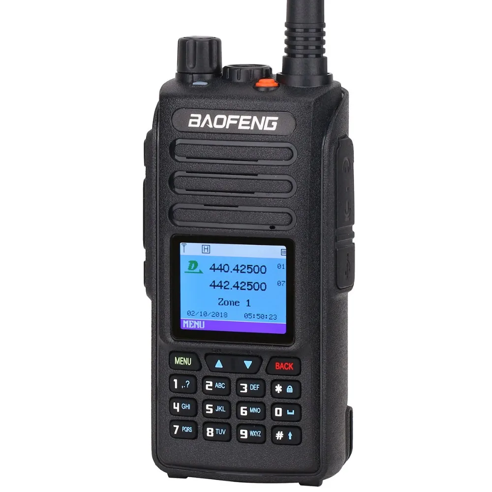 Рация Baofeng DMR с GPS УКВ УВЧ два диапазона 136 174 и 400 470 МГц Двойное время много