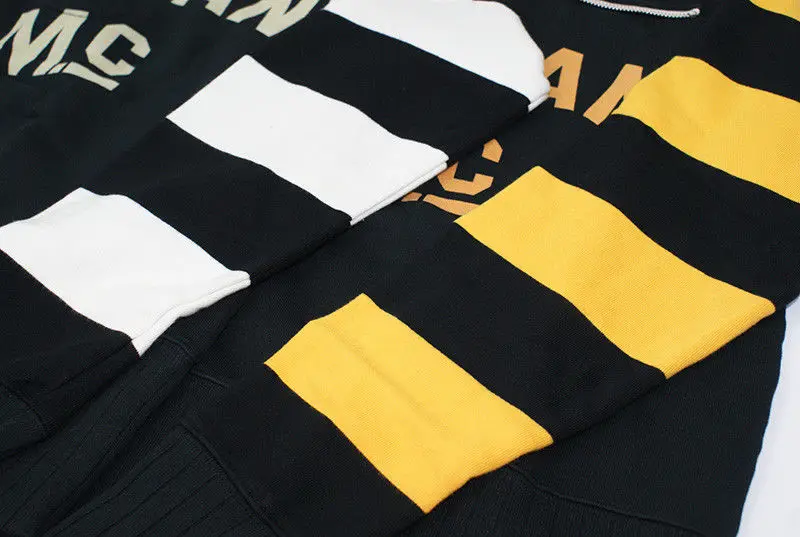 Мужская толстовка с молнией в полоску классическая трикотажная куртка для