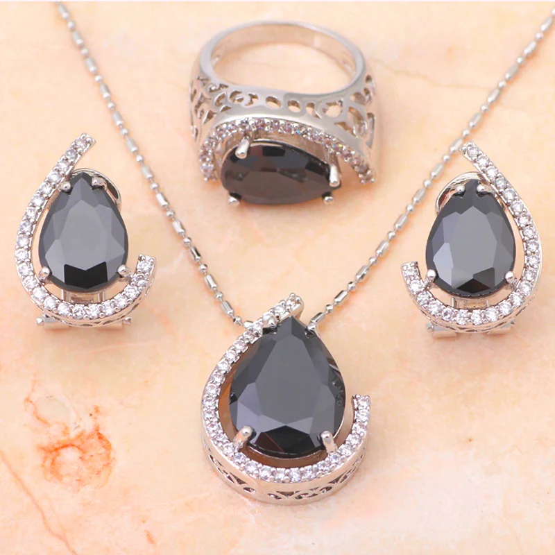 Серьги и кольцо из никеля свинца серебристого цвета #8 #9 25|necklac|necklace strassnecklace kitty |