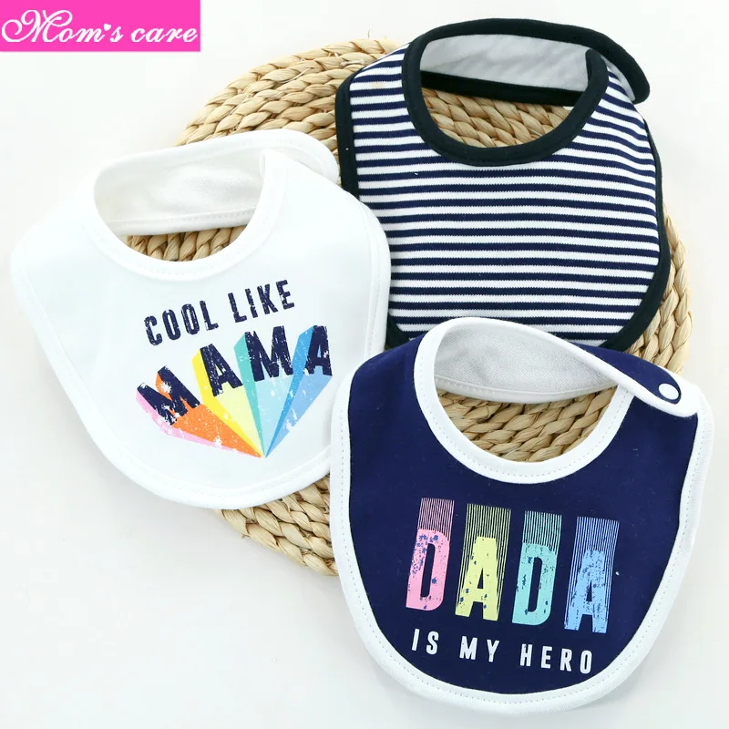 3 шт./лот, детские нагрудники, бандана, хлопок, высокое качество, Babadores Para Bebe, слюнявчик для младенцев, полотенце для мальчиков и девочек KF1000