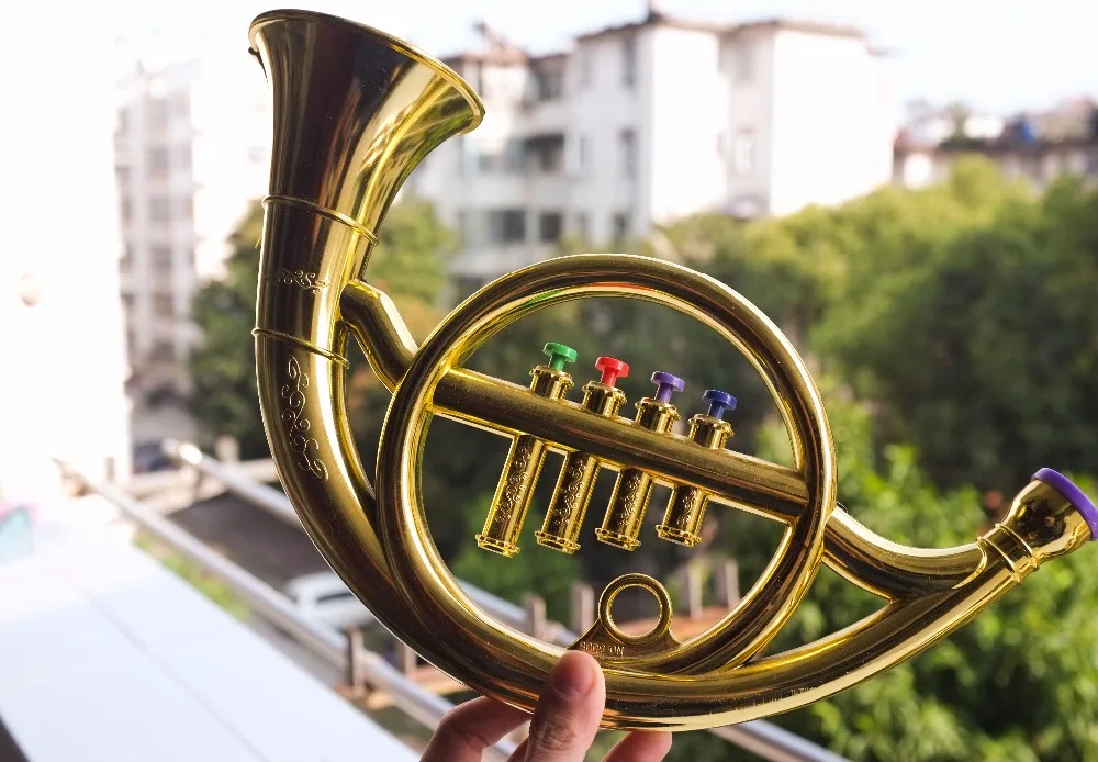 Детские Инструменты детские игрушки музыка игрушка французский Рог|toy french horn|toys
