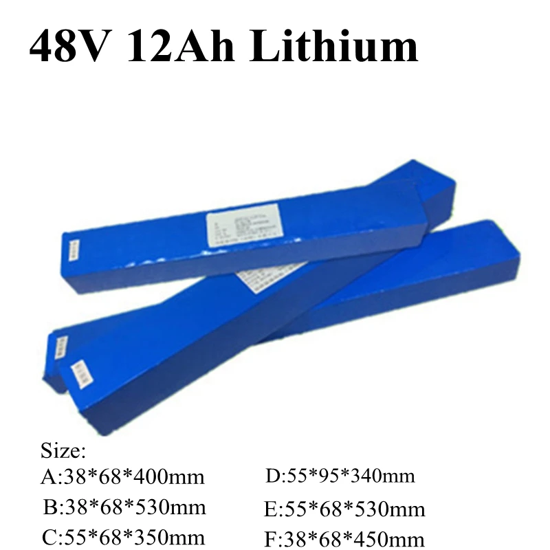 Индивидуальные 48 V 12ah литий-ионный аккумулятор BMS 18650 48 v литий-ионный аккумулятор для 48 v 500 W Ebike скутер складной велосипед+ 2A зарядное устройство