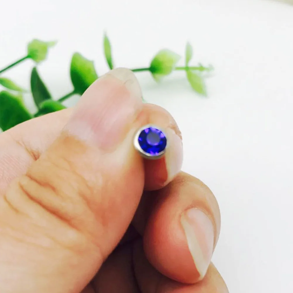 100 шт. 6 мм Nailheads сумки небольшой круглый DIY костюмы металлический край заклепка из