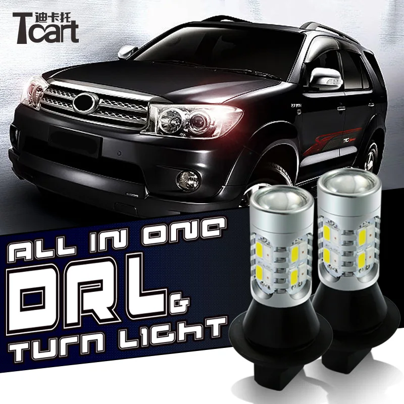 Tcart 2 шт. высокое Мощность для Lexus GX470 авто светодиодный лампы автомобиля Белый DRL