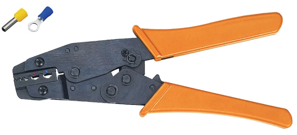 Фотоинструмент для зачистки проводов, европейский стиль, Обжимные Щипцы с храповым механизмом, Обжимные Щипцы с изолированными кабельными звеньями 0,5-2, 5 мм2, Мульти-инструмент, Ручные плоскогубцы