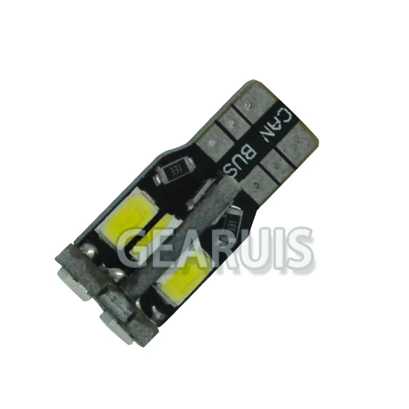 100 шт. Автомобильные светодиодные лампы T10 CANBUS 10 SMD 5630 194 W5W 501 5050 10SMD | Автомобили и