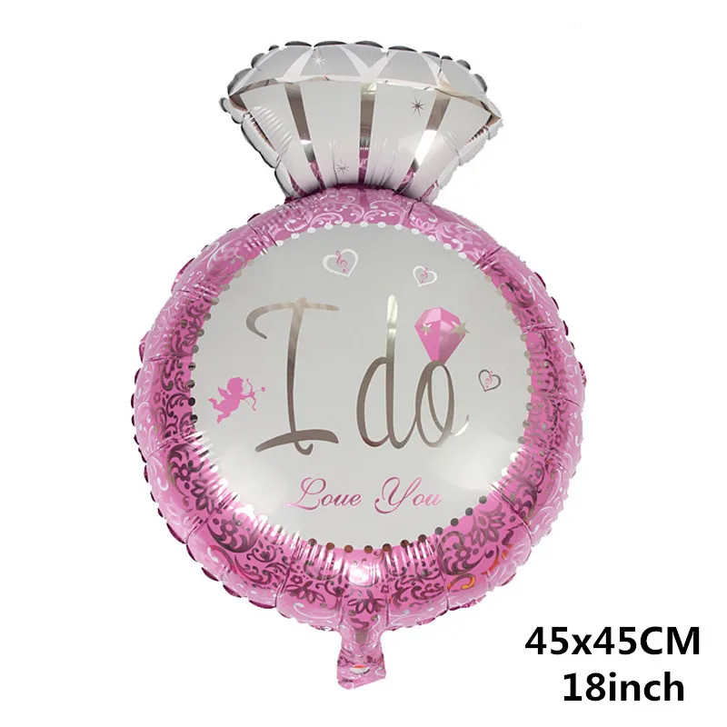 Diamond I do pink Свадебные украшения жених, невеста, любовь, воздушные шары, Команда Невесты, чтобы быть, девичник Mr Mrs, баллон, вечерние украшения, сделай сам - Цвет: Diamond I do pink