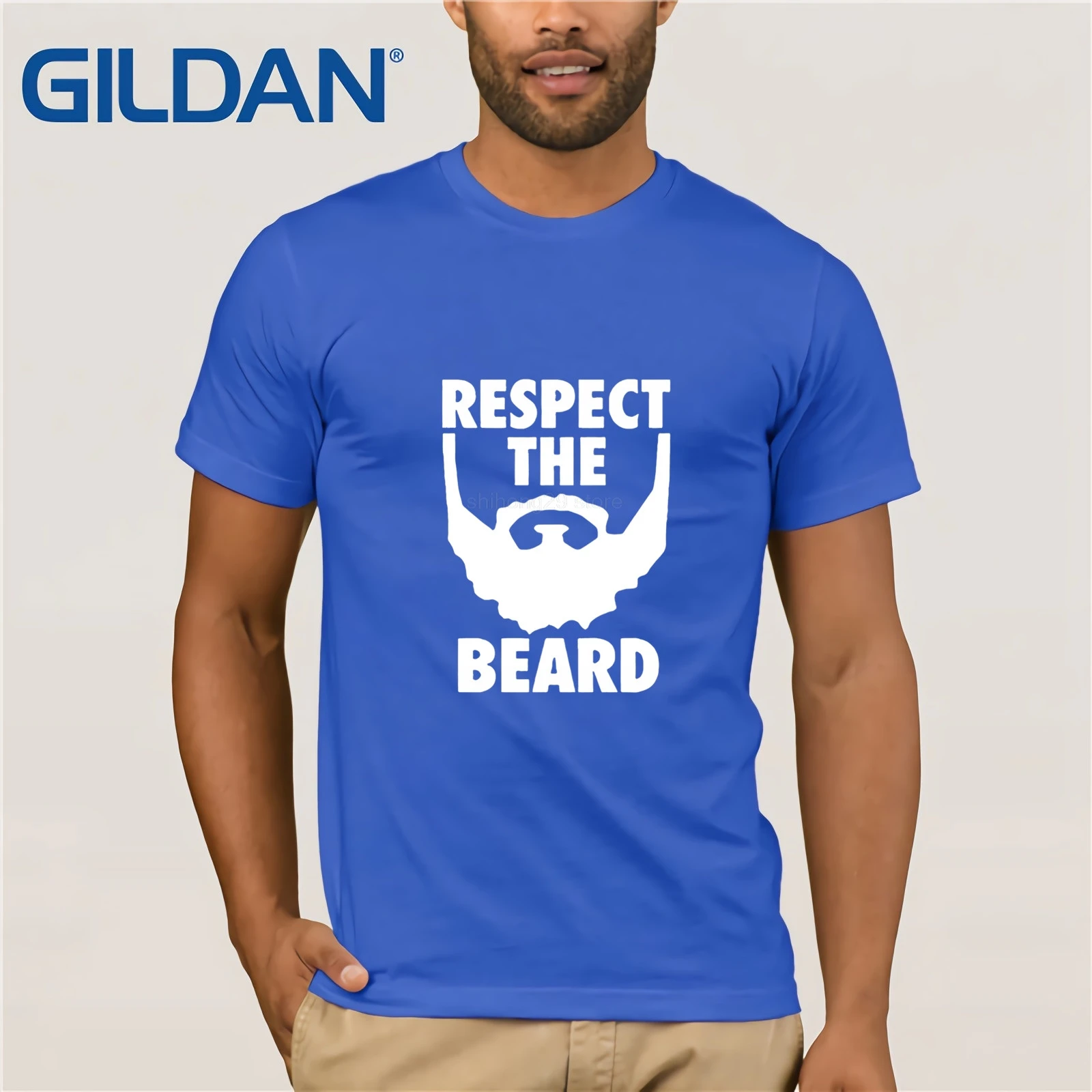 Men's Funny Respect The Beard T-Shirt Fear Harden T Shirt Men Hip Hop James Tshirt Fashion Leisure Tee Camisetas Homme | Мужская