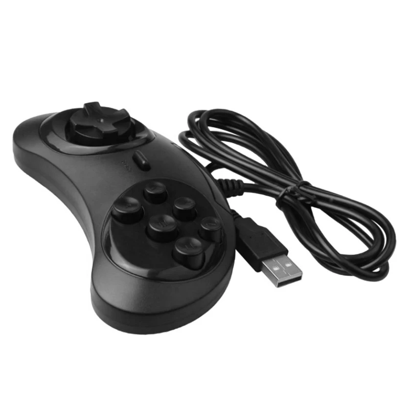 Игровой контроллер SEGA 6 кнопок USB геймпад для ПК MAC Mega Drive 2019 | Электроника