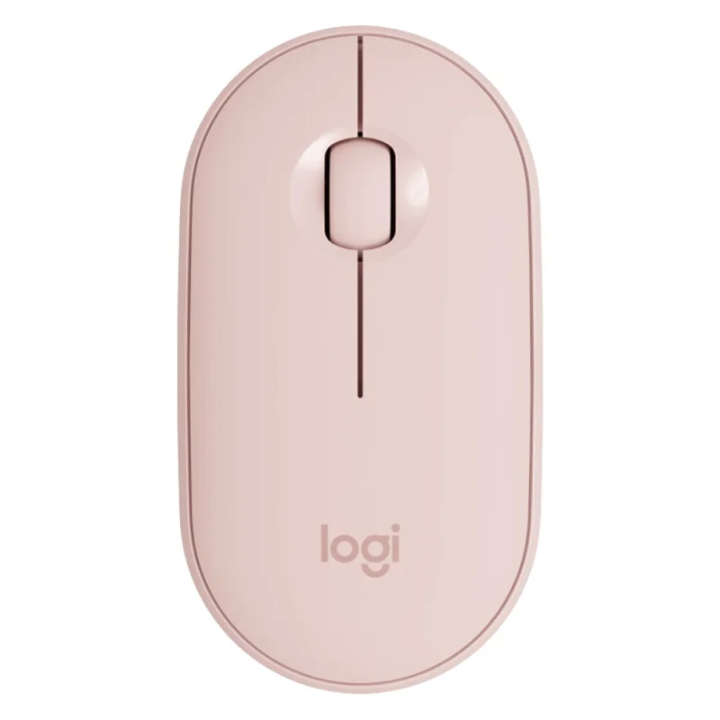 Легкая Бесшумная мышь Logitech M350 Pebble Cobblestone Bluetooth Беспроводная портативная модная с
