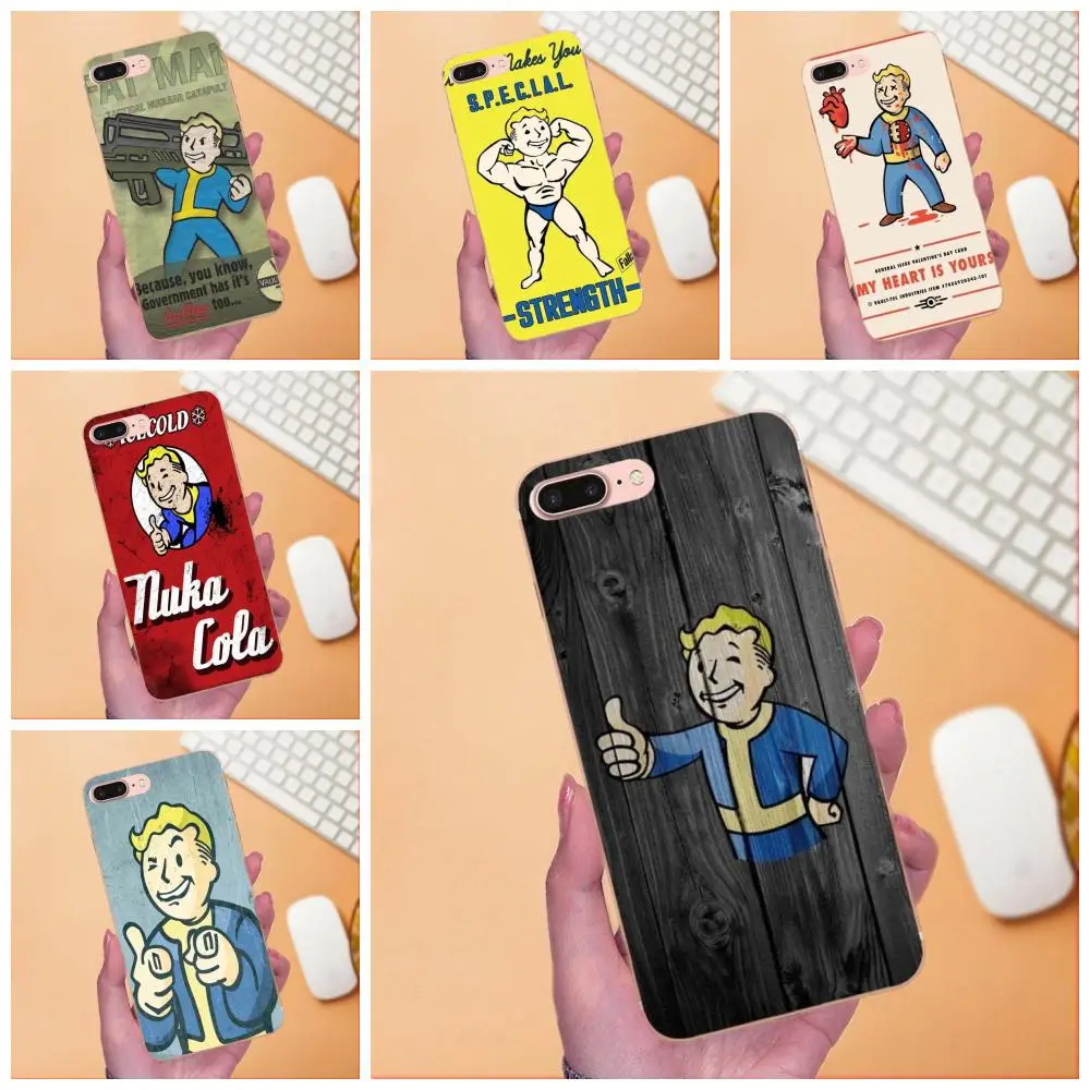 Мягкие ТПУ чехлы накладки черный остров студии игры Fallout для Samsung Galaxy Note 5 8 9 S3 S4 S5 S6