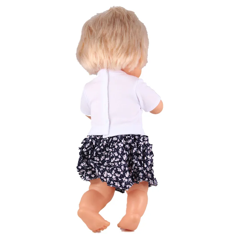 Clothes For Dolls Fit 41cm Nenuco Doll y su Hermanita White T-shirt With Chiffon Skirts 16inch | Игрушки и хобби