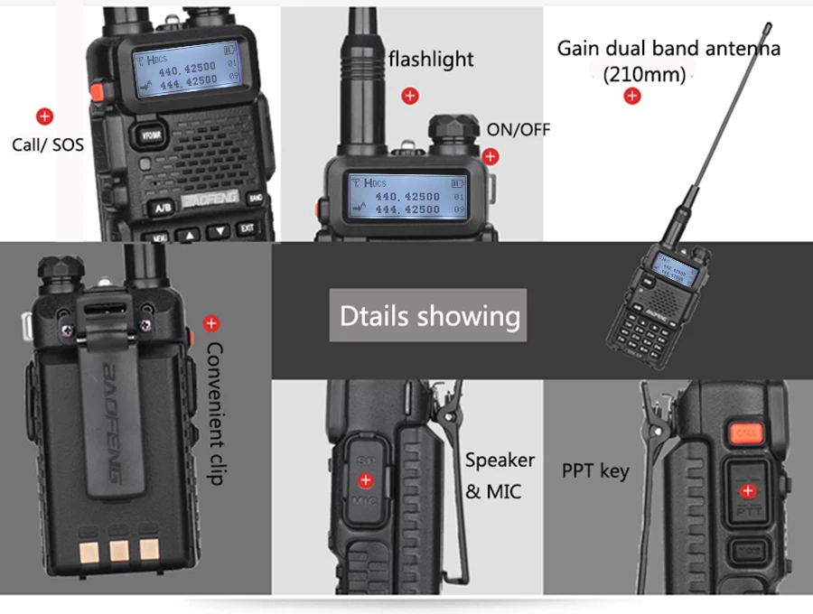 2 шт. обновленная рация Baofeng Dm-5r Dmr цифровое шифрование радио Vhf Uhf мобильный