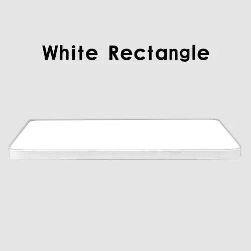 White Rectangle Ультра тонкий современный светодиодный потолочный светильник, Круглый Простой декоративный светильник, для учебы, столовой, балкона, спальни, гостиной, потолочный светильник - Цвет корпуса: White Rectangle