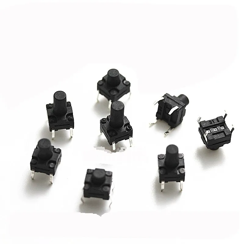 6X6X13mm 4pin водонепроницаемый DIP Тактильные Такт Мини кнопочный переключатель Микро