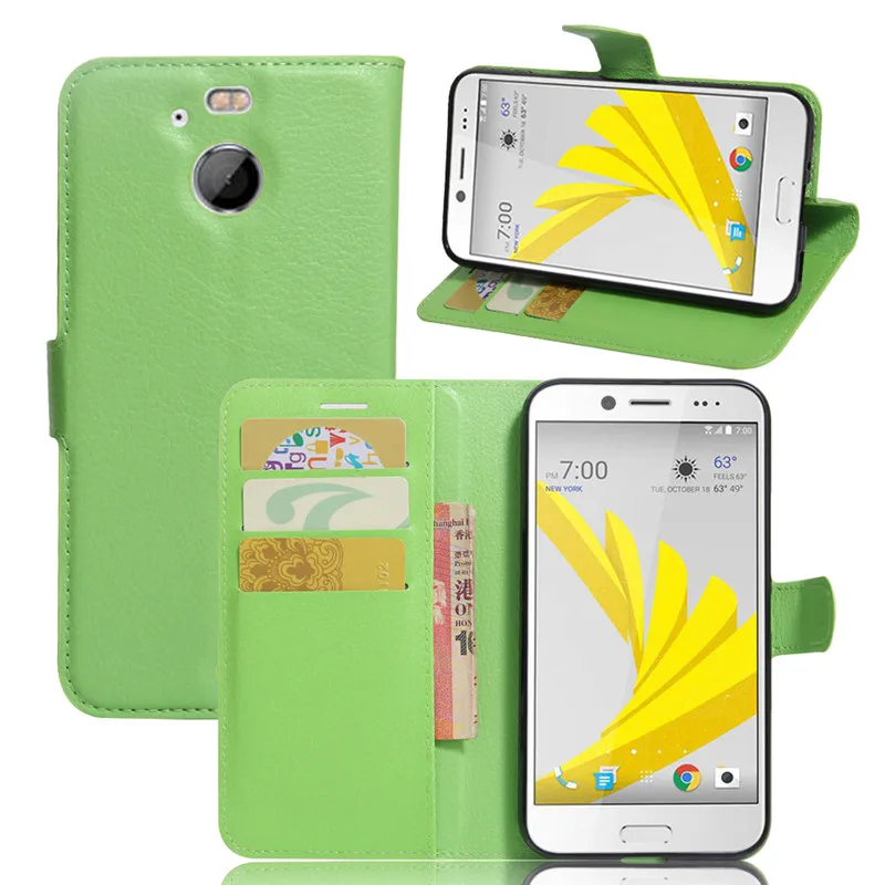 Новое прибытие люкс флип pu leather case for htc болт бумажник fundas для с слот карт|case htc|leather