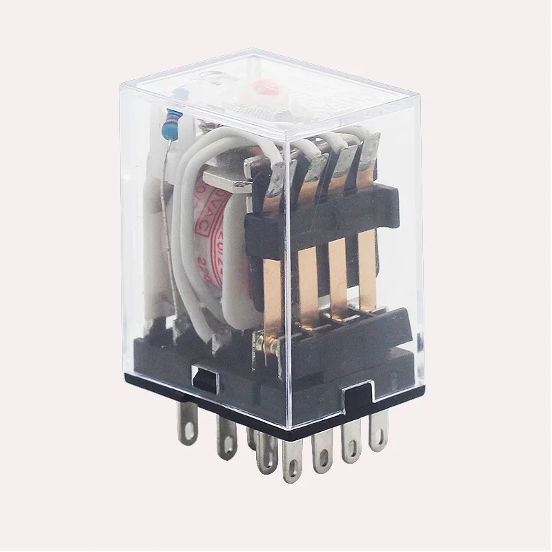 10 шт. реле мощности катушки LY2NJ DC12V/DC24V/DC110V/AC220V миниатюрное DPDT 8 контактов LY2 HH62P JQX 13F