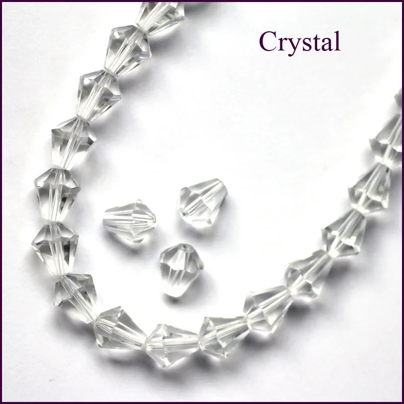 Бусины биконусные граненые 10 Х9 мм 100 шт.|bead spacers|bead shawlbeads loose |