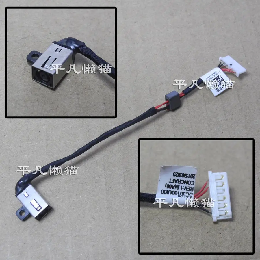 

Новый разъем питания постоянного тока, разъем для Dell Inspiron 14-5455 15-5558 KD4T9 DC30100UD00