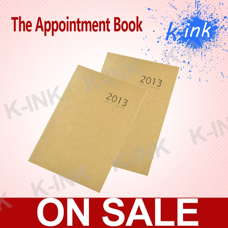 

The appointment book , office dairy notepad , vintage style school dairy notebook with A5 paper , 100% quality guarantee