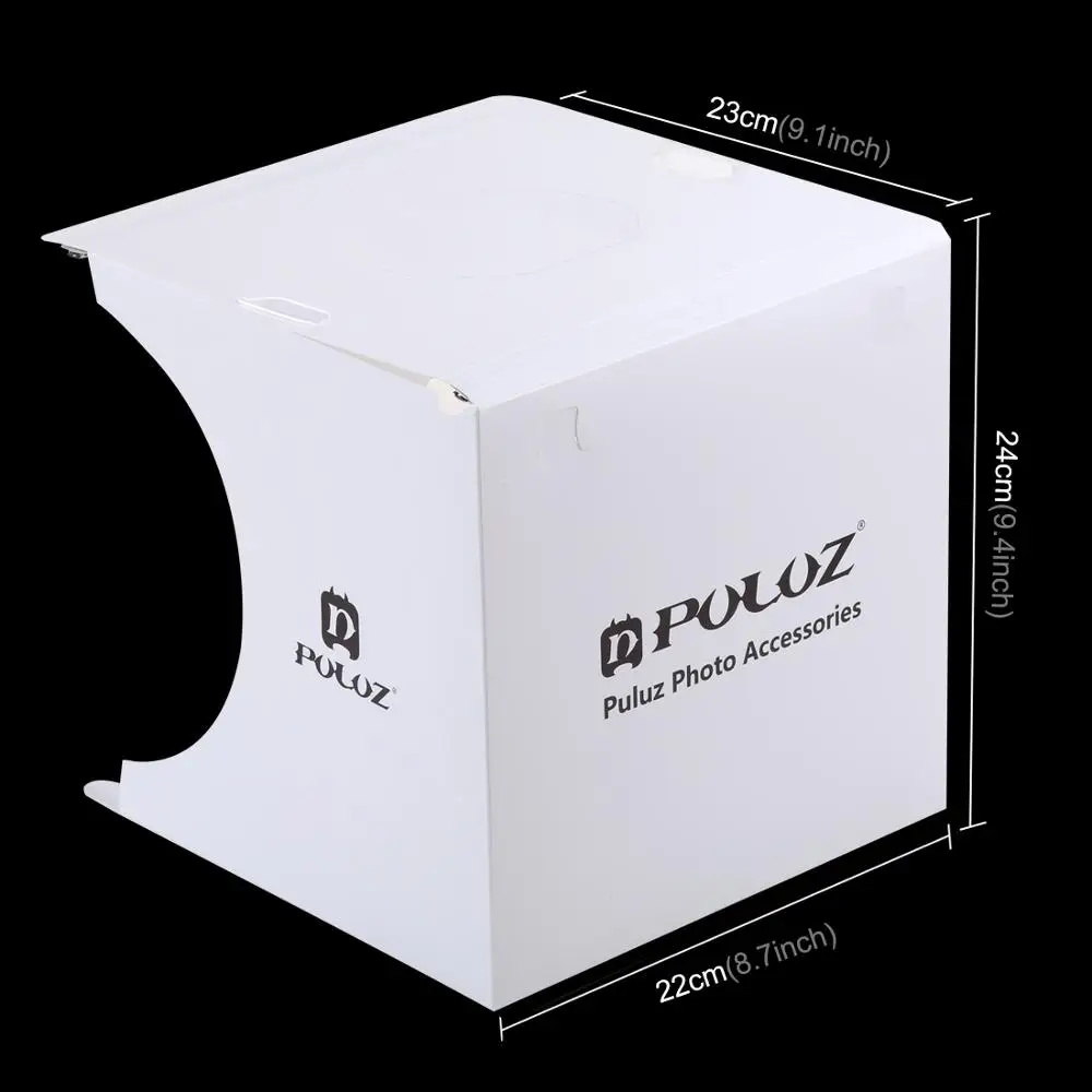 PULUZ " 2LED панели складной портативный фото видео бокс освещение студия стрельба палатка коробка комплект Emart диффузный студия софтбокс Лайтбокс