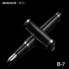 Черная классическая черная перьевая ручка Baoer 508 для бизнеса и офиса, финансовый, Средний Перо, новинка
