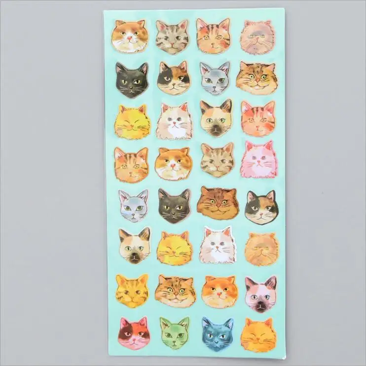 2 шт. животные Панда Кролик блокнот наклейки пакет Kawaii планировщик для