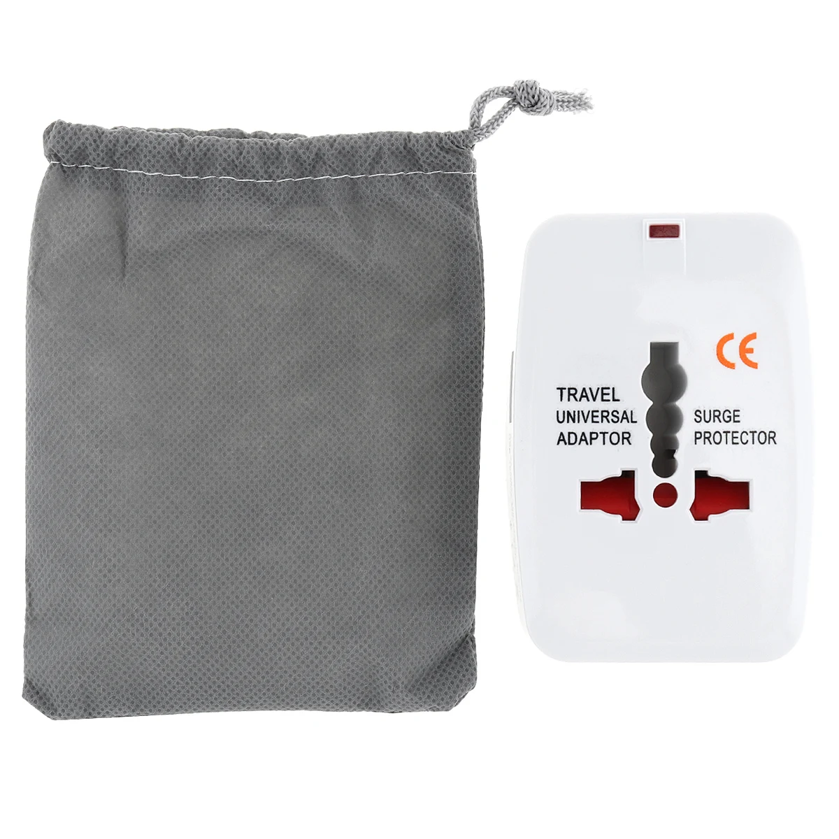 Универсальный адаптер для путешествий двойной usb порт Белый питания переменного