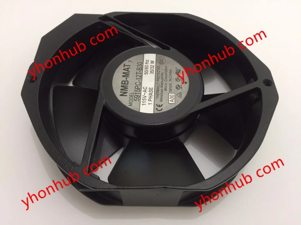 NMB MAT 5915PC 12T B30 A00 DC 115V 35A 150x172x38 мм вентилятор охлаждения сервера|round fan|server fandc fan |