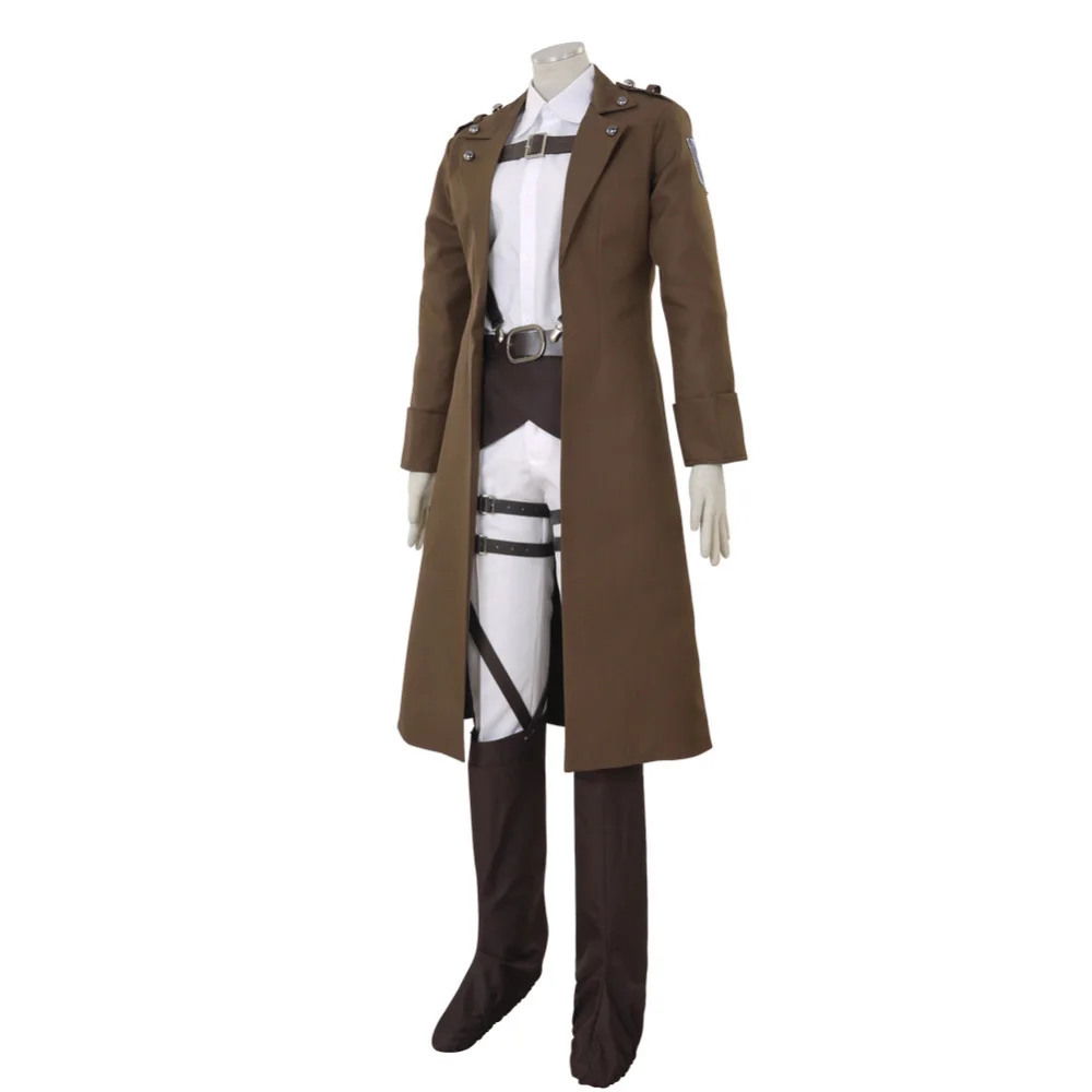 Длинный костюм для косплея из фильма атака на Титанов