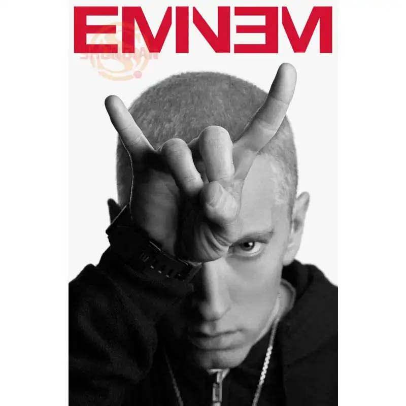 Плакат Eminem печать из шелковой ткани с принтом постер настенный на заказ атласный