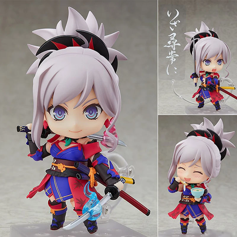 10 см Nendoroid Fate/Grand Order Saber/Musashi ABS& PVC окрашенные Фигурки Коллекционная игрушка кукла с коробкой