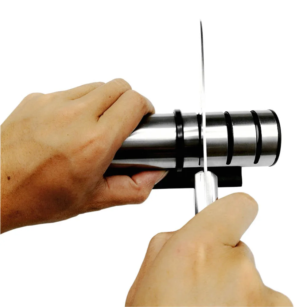 3 ступенчатая кухонная точилка для ножей из нержавеющей стали три стадии