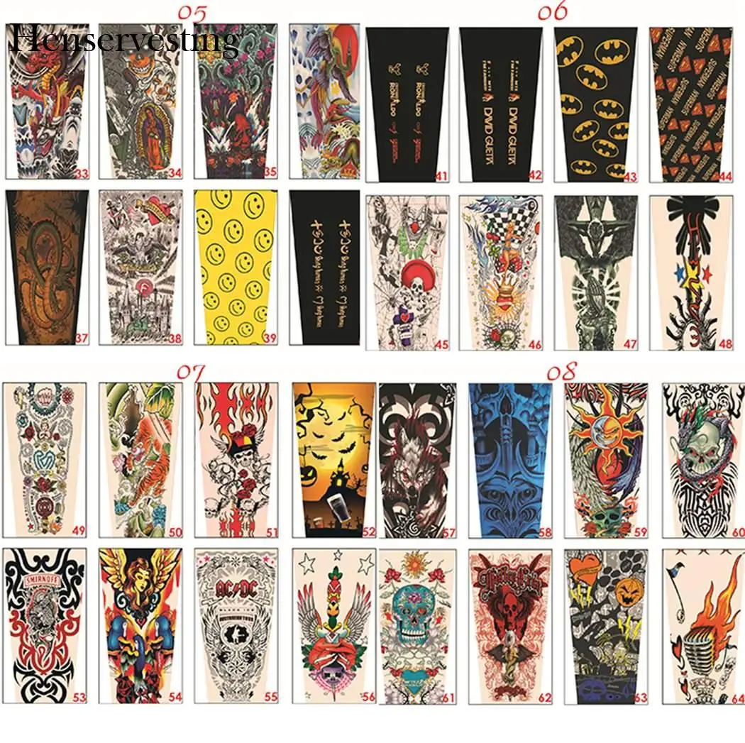 Временные татуировки наклейки Body Art рукоятки тела decorationprint унисекс Защита от