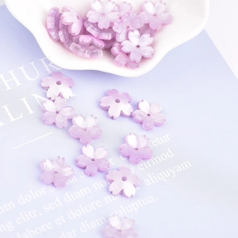 Acrylic flower DIY jewelry accessories candy color earring bracelet finding making supplies 10PCS | Украшения и аксессуары